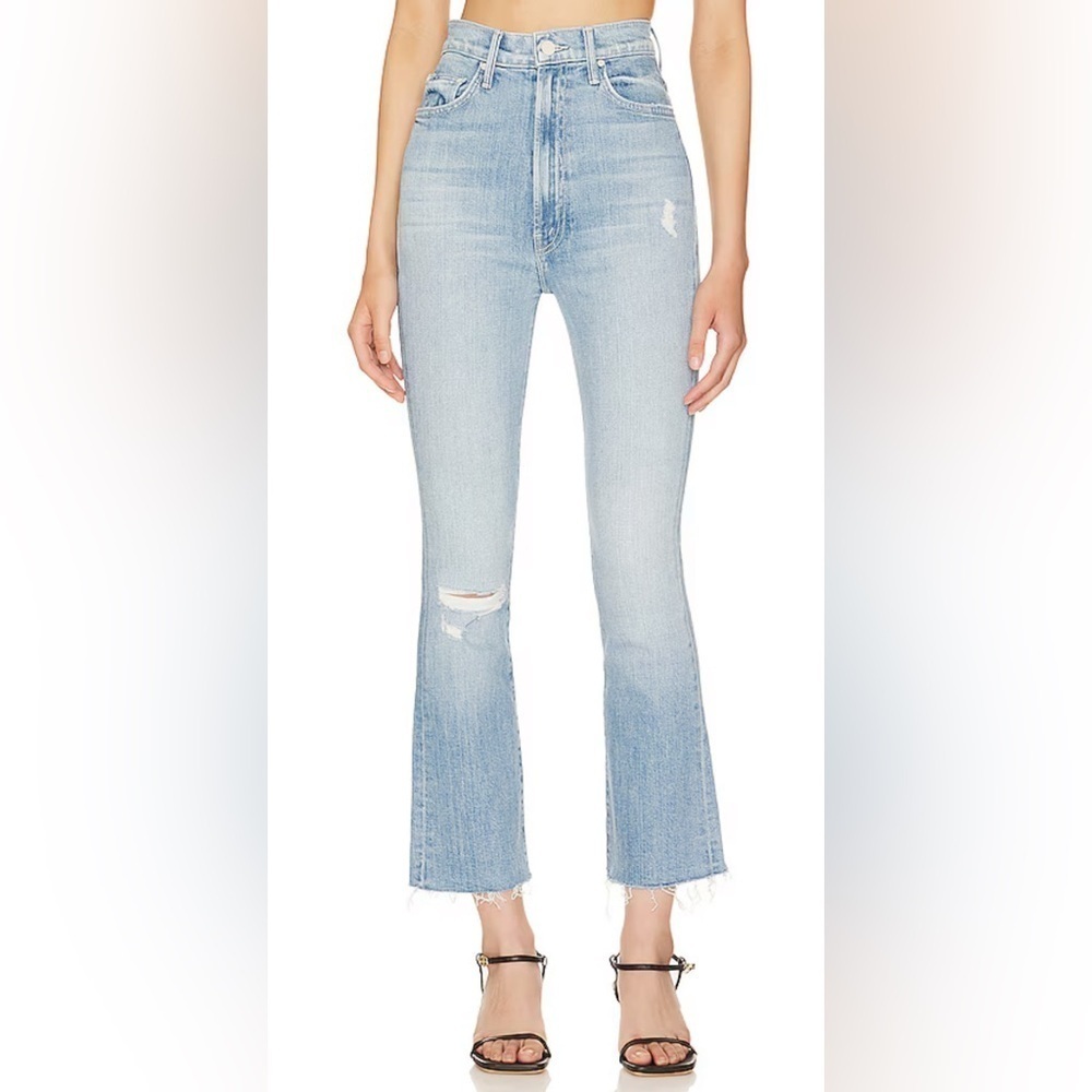 MOTHER The Tippy Top Insider Ankle Fray Sippin' Sweet Tea Jeans 26